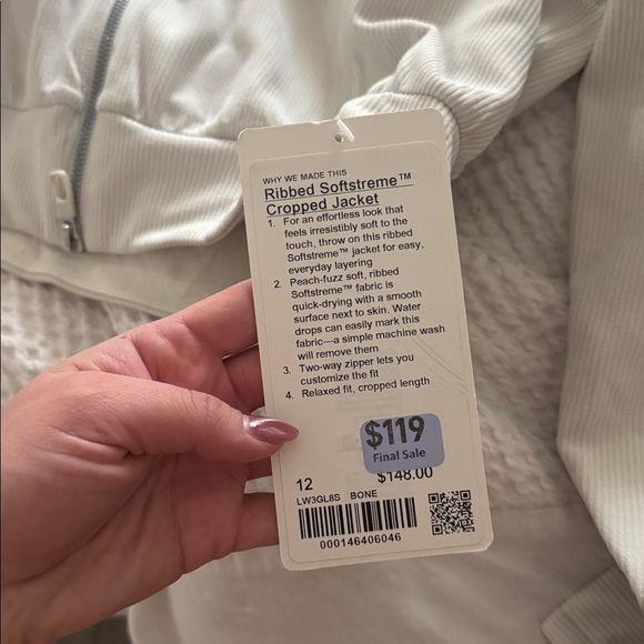 Lululemon Ribbed Softreme Cropped Jacket - Picture 7 of 10